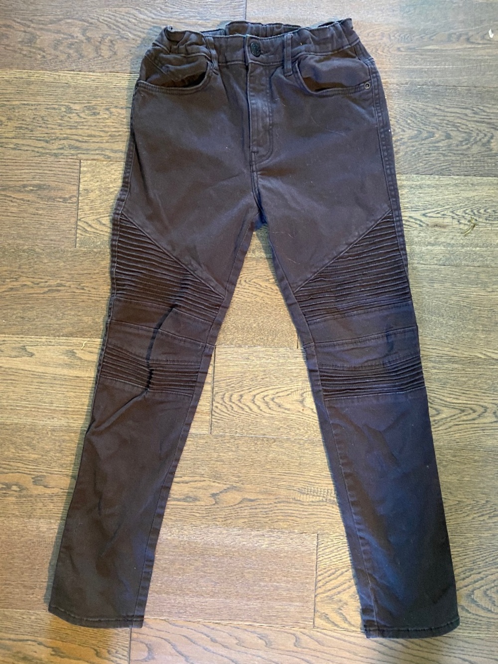 EUC: H&M Boys Black Biker Moto Jeans Size 10-11Y *BACK TO SCHOOL*